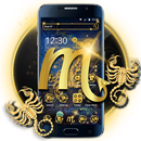 Gold Scorpion Constellation Theme Glitter Galax APK