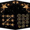 Golden Star Lock Screen Theme APK