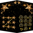 Golden Star Lock Screen Theme APK