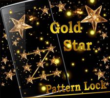 Golden Star Lock Screen Theme اسکرین شاٹ 1