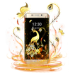 Tema de lujo Gold Peacock