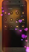 Tema Emas Rose Hitam screenshot 2