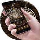 Gold Retro Watch Theme APK