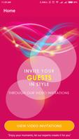 Wedding, Birthday Invitations for social share Affiche