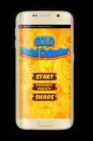 Gold Metal Detector Pro Affiche