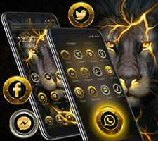 Golden Wild Lion Theme تصوير الشاشة 2