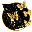 Золотая бабочка иконка