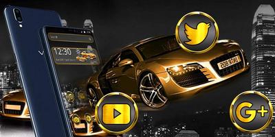 Golden Car City Theme syot layar 3