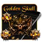 Golden Cool Skull Theme آئیکن