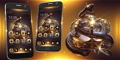 Golden Crown Snake Theme captura de pantalla 3