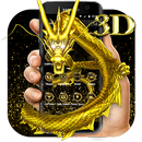 3D Luxury Golden Dragon Theme APK