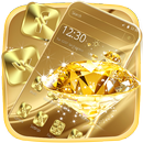 Golden Glitter Diamond Theme APK