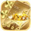 APK Golden Glitter Diamond Theme