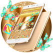Golden Green Butterfly Theme