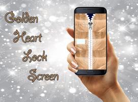 Golden Heart Screen Lock تصوير الشاشة 1