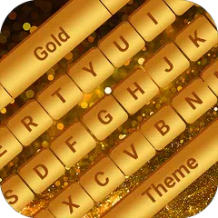 Gold-Tastatur-Thema APK Herunterladen