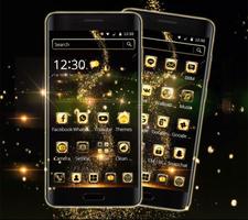 Golden Universe Galaxy NeonTheme โปสเตอร์