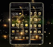 Golden Universe Galaxy NeonTheme captura de pantalla 1