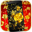 Golden Rose Live Wallpaper HD APK