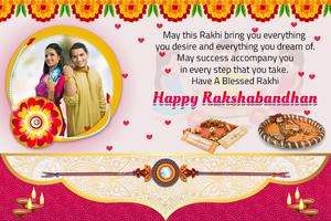 Raksha Bandhan Photo Frame poster