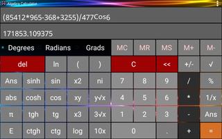 Algebra Calculator Poster