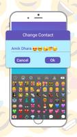 Emoji Contact - Contact Emoji Maker capture d'écran 3