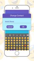 Emoji Contact - Contact Emoji Maker capture d'écran 2