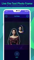 Live Fire Text Photo Frames পোস্টার