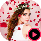 Flower Photo Effect Video Maker-icoon