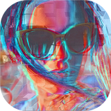 Glitch Video Effect - Glitch Photo Effect ไอคอน