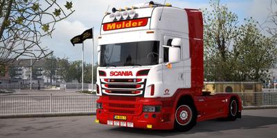 Euro Truck Driver Simulator 3D Affiche