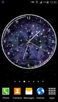 Night Diamond Clock Affiche