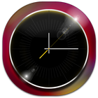 3D Black Clock 图标