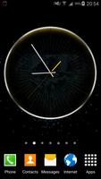 3D Black Clock 海报