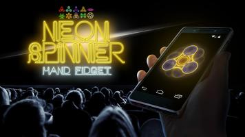 Neon hand fidget spinner screenshot 1