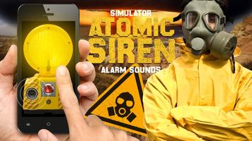 Atomic siren alarm sounds poster