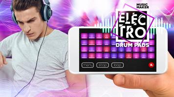 Drum Pad electro music maker d اسکرین شاٹ 1