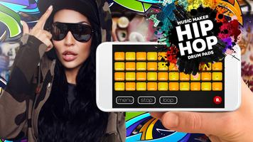 Drum Pad HIP-HOP music maker d پوسٹر