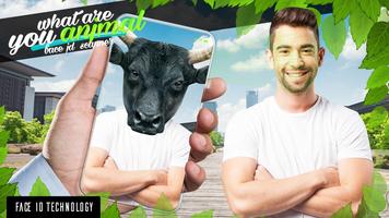 What are you animal face id scanner poster