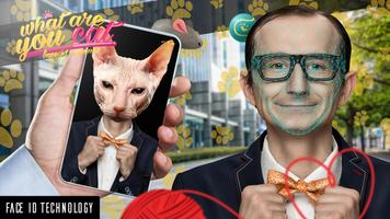 What are you cat face id scann poster