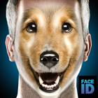 What are you dog face id scann icon