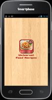 Universal Food Recipes plakat