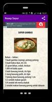 Resep Sayur capture d'écran 2