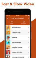 Fast : Slow Motion Video Maker স্ক্রিনশট 1