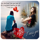 Miss You Photo Frame آئیکن