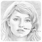 Pencil Sketch Photo Effect ícone