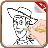 How To Draw Toy Story Drawing Game For Adult icône