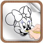 How To Draw Minnie Mouse Mickey Adult Drawing иконка