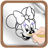 How To Draw Minnie Mouse Mickey Adult Drawing icône