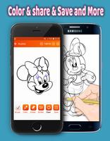 How To Draw Minnie Mouse Mickey Adult Drawing スクリーンショット 1